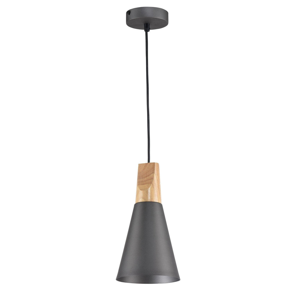 Elegant Grey Bicones Pendant Light