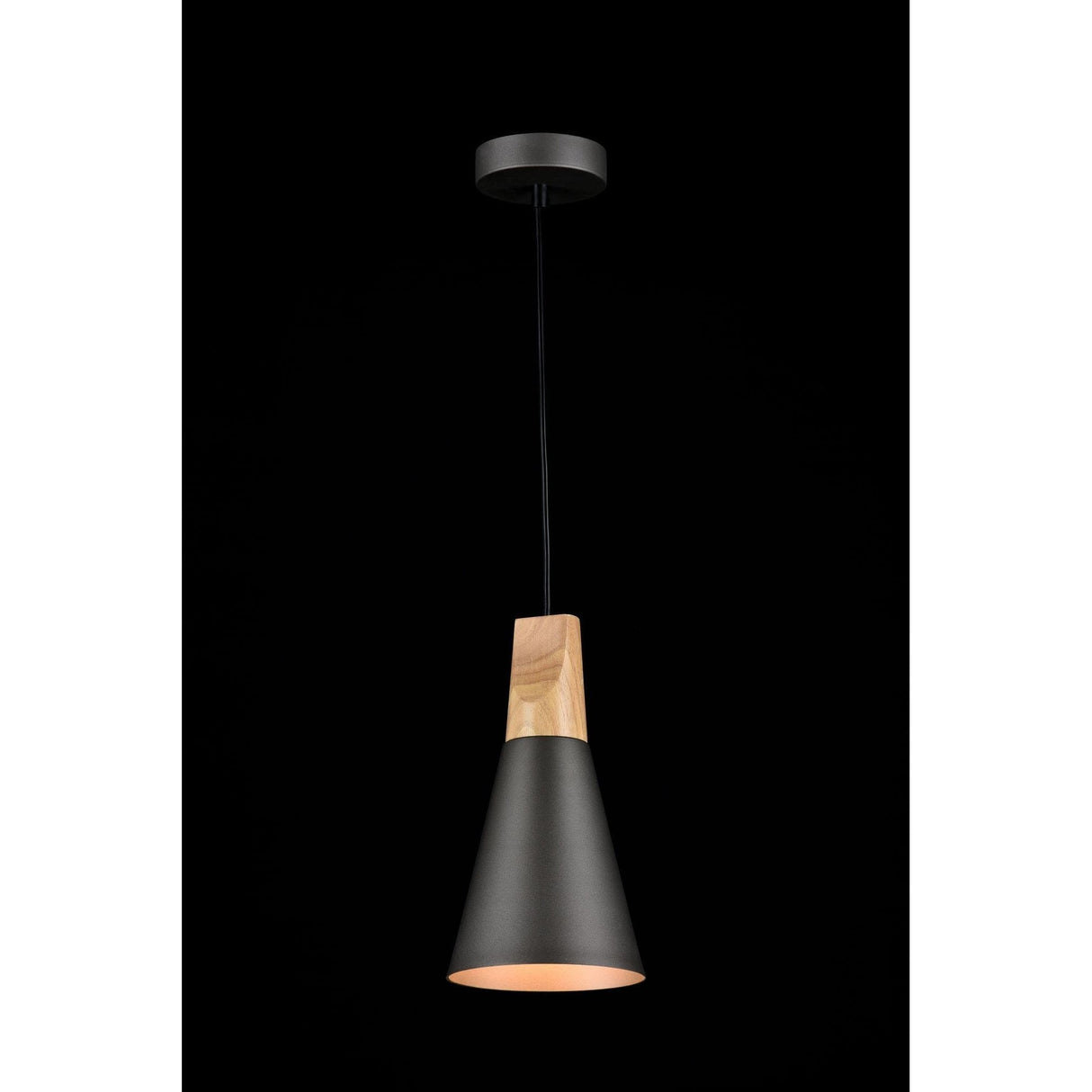 Elegant Grey Bicones Pendant Light
