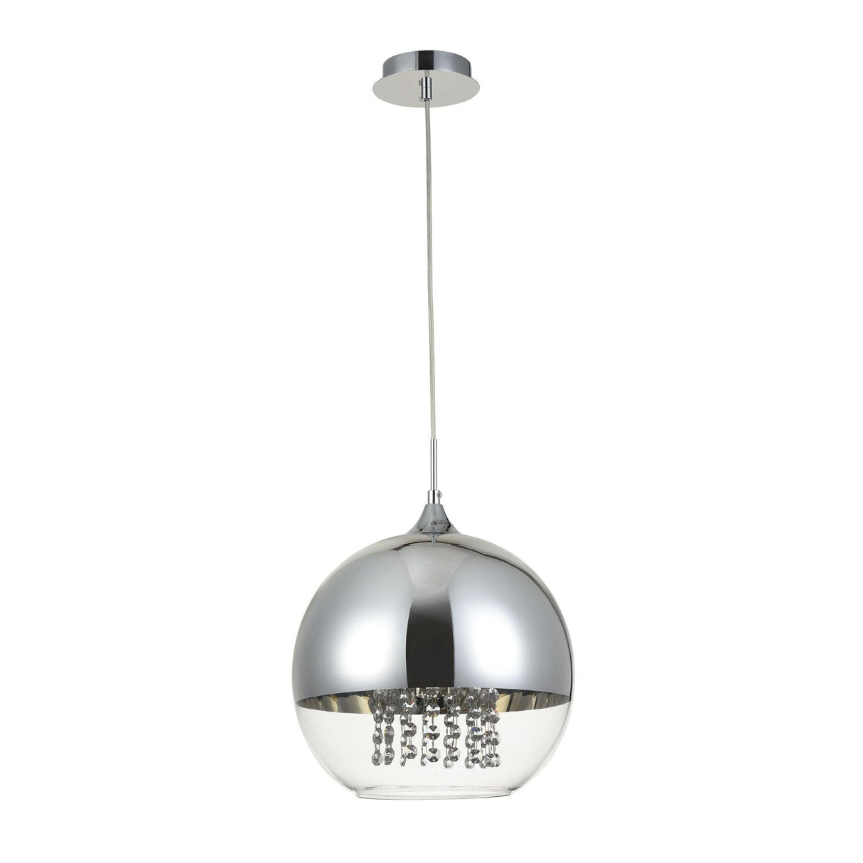 Fermi Nickel Pendant Light Fixture