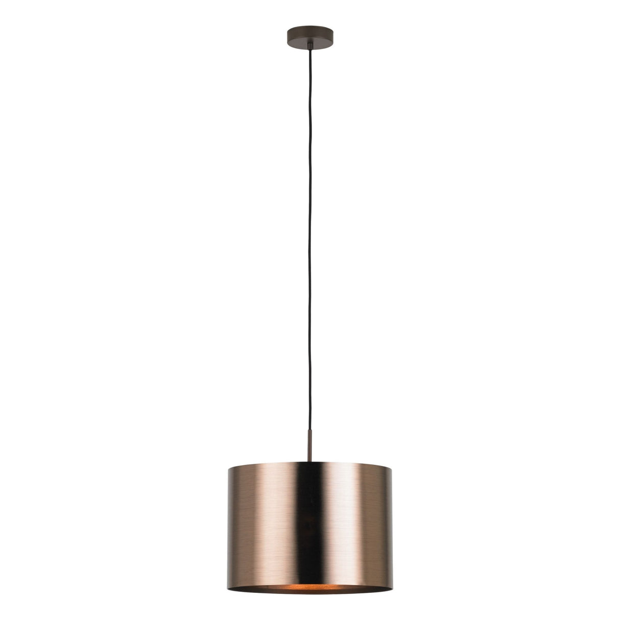 Saganto 1 Pendant Light - Elegant Brown & Copper Ceiling Fixture