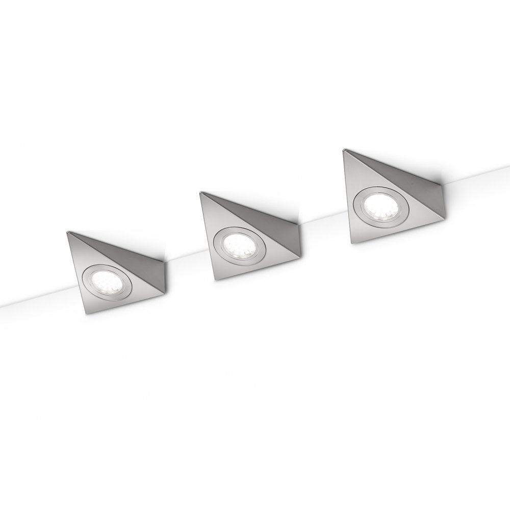 Ecco Contemporary Matte Nickel Metal LED Wall Light