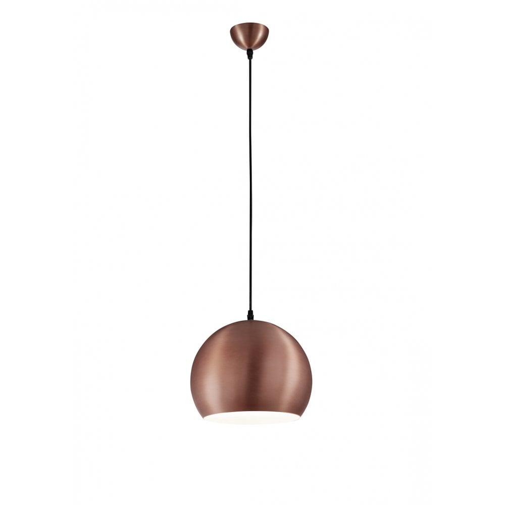 Bobby Modern Copper Matt Metal Indoor Pendant Light