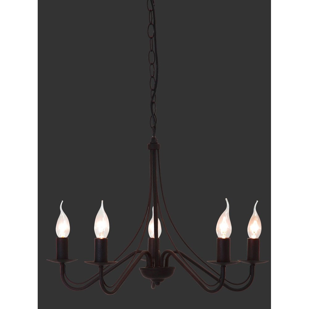 Rustic Elegance Iron Chandelier