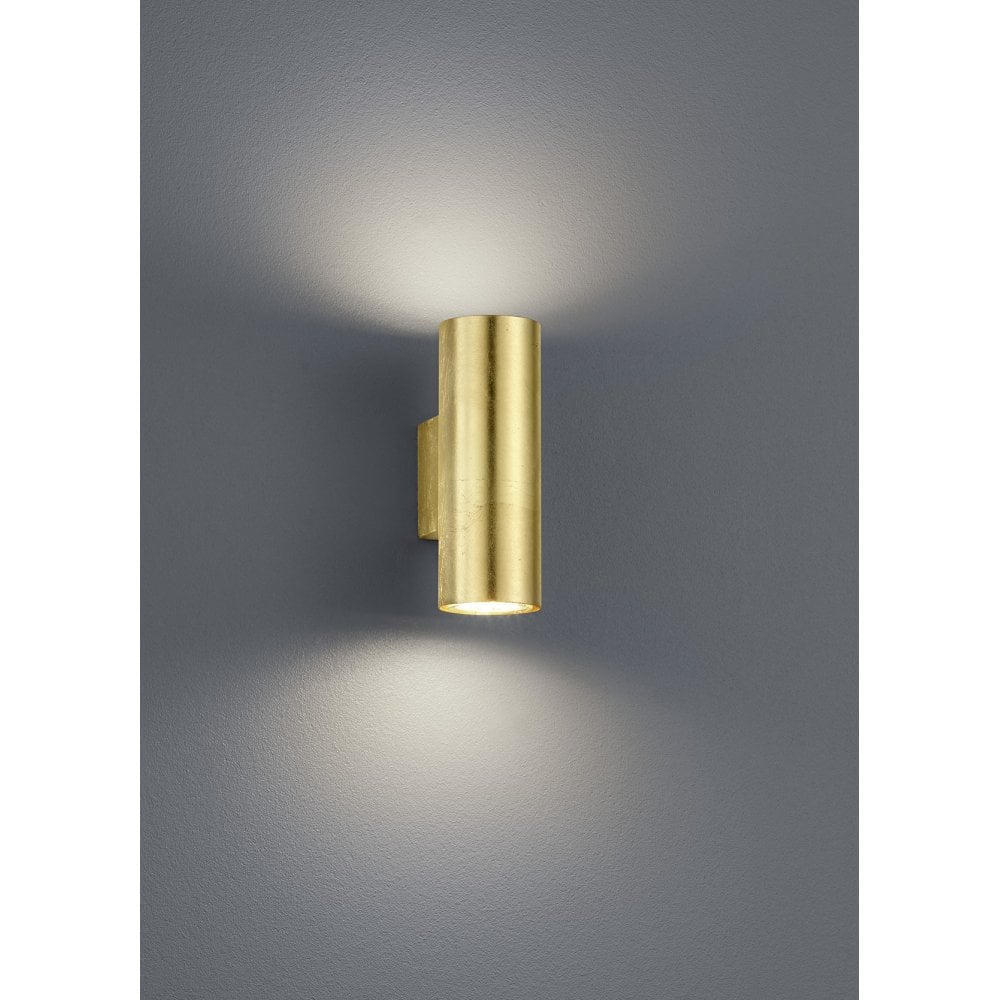 Cleo Contemporary Gold Metal Wall Sconce