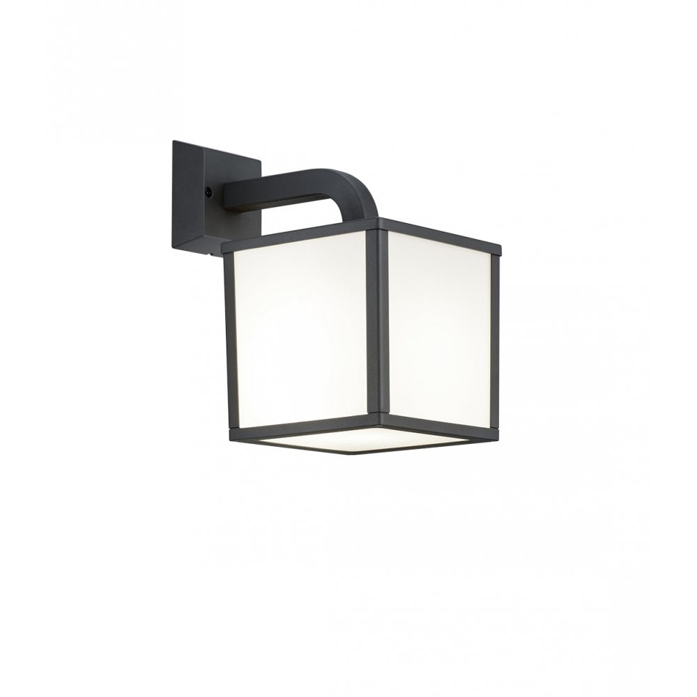 Cubango Contemporary Anthracite Outdoor Wall Light