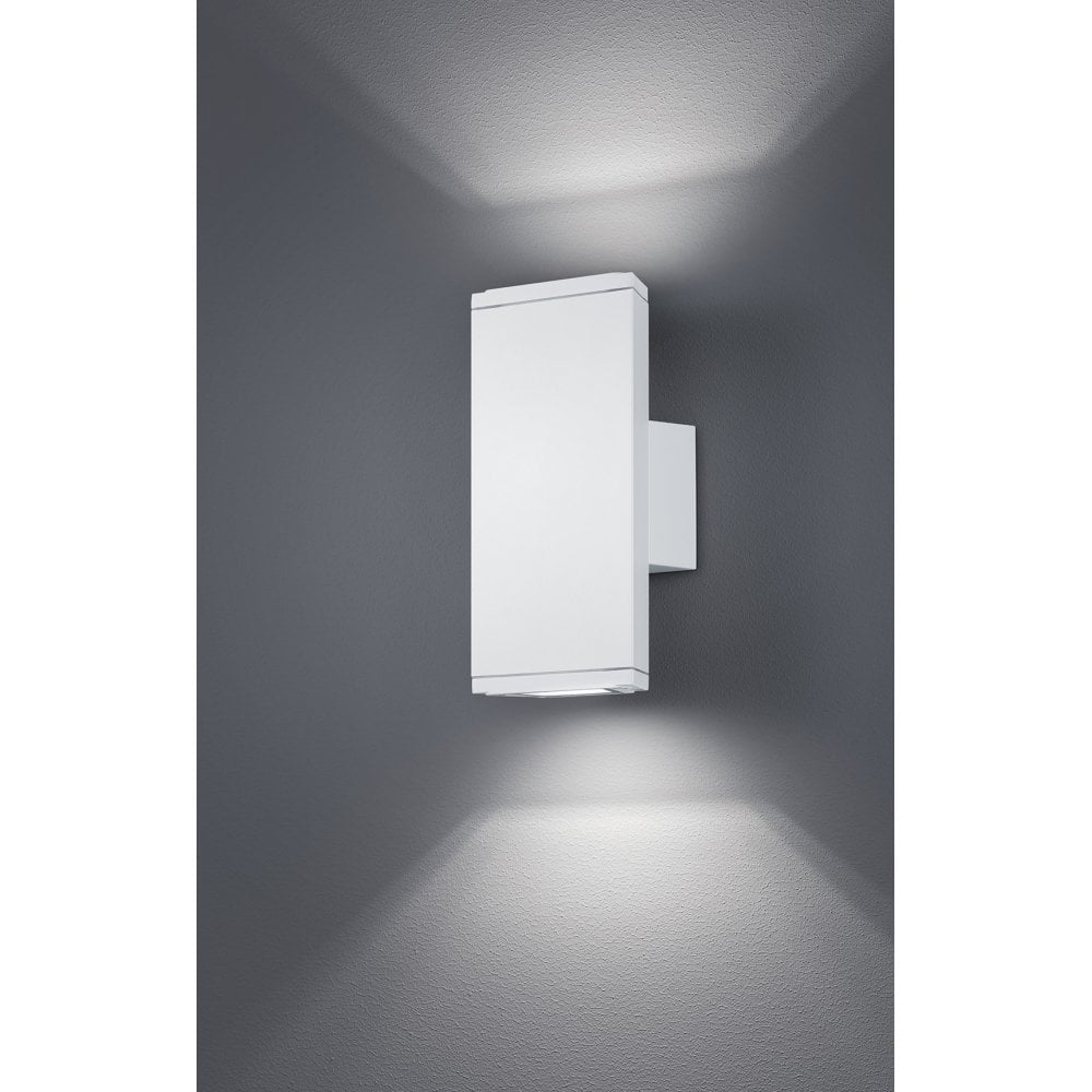 Sleek Colorado Modern White Matte Wall Lamp - Diecast Aluminium