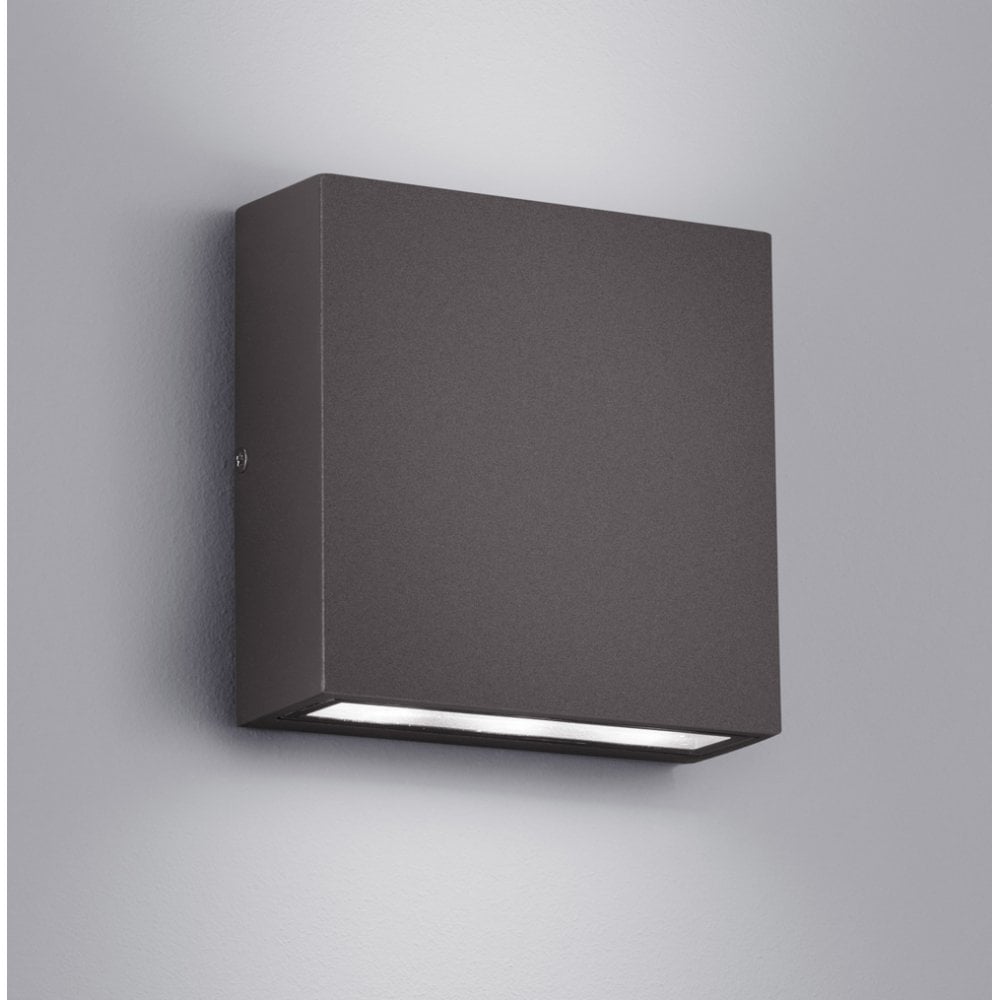 Thames Contemporary Anthracite Aluminum Outdoor Wall Light