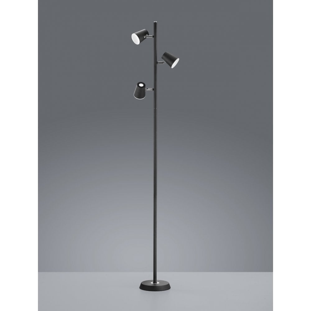 Modern Narcos Black Matte Metal Touch Floor Lamp