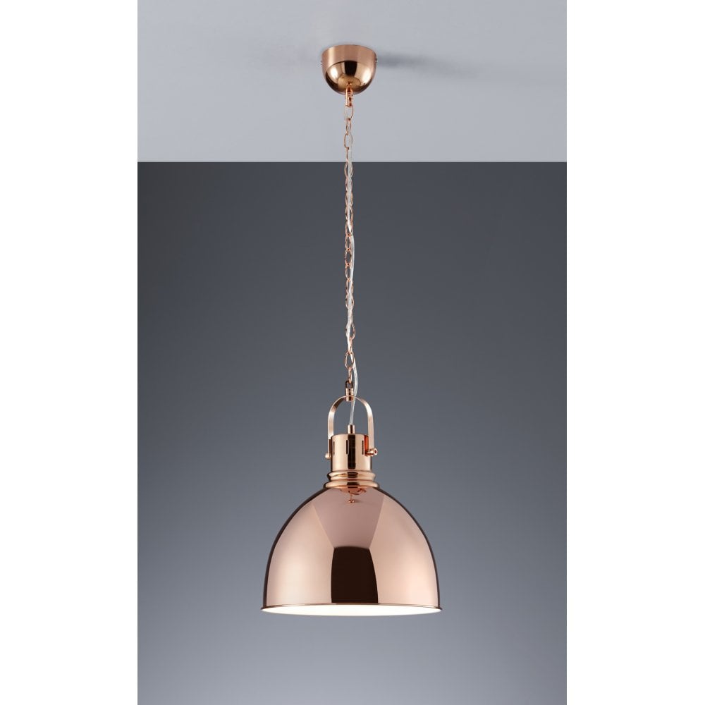 Jasper Copper Vintage Metal Pendant Light Fixture