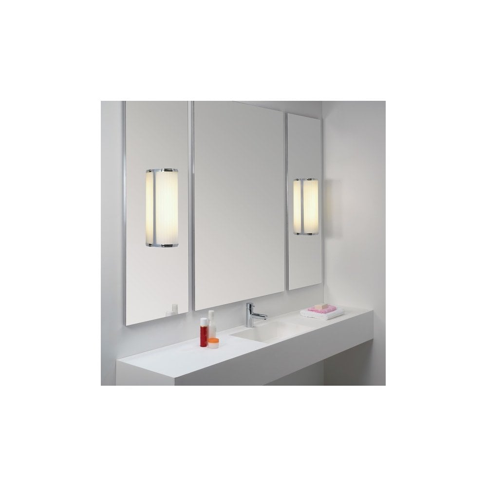 Chrome Mirror Mounting Kit for Bathroom Wall Lights