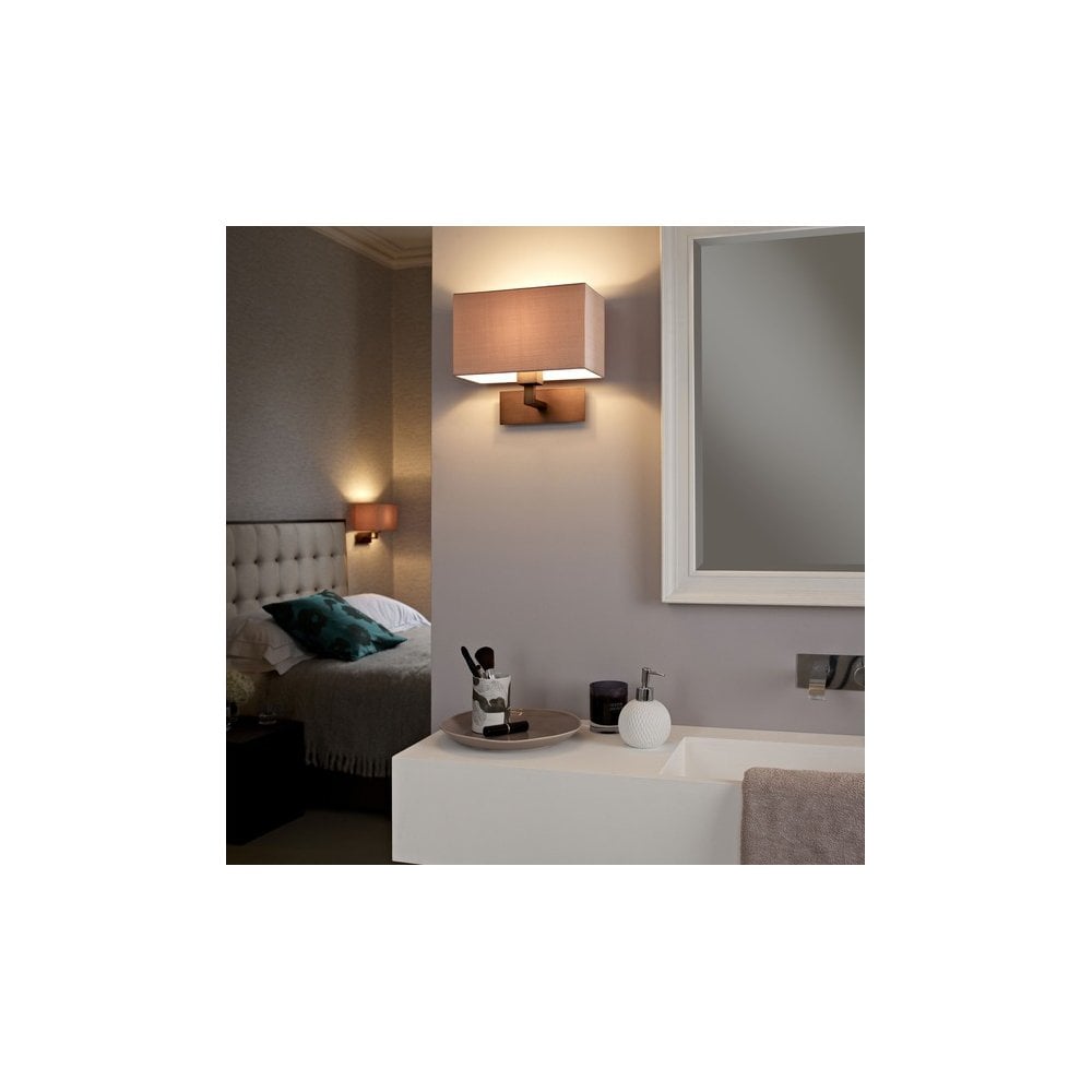 Park Lane Grande Oyster Silk Rectangular Shade