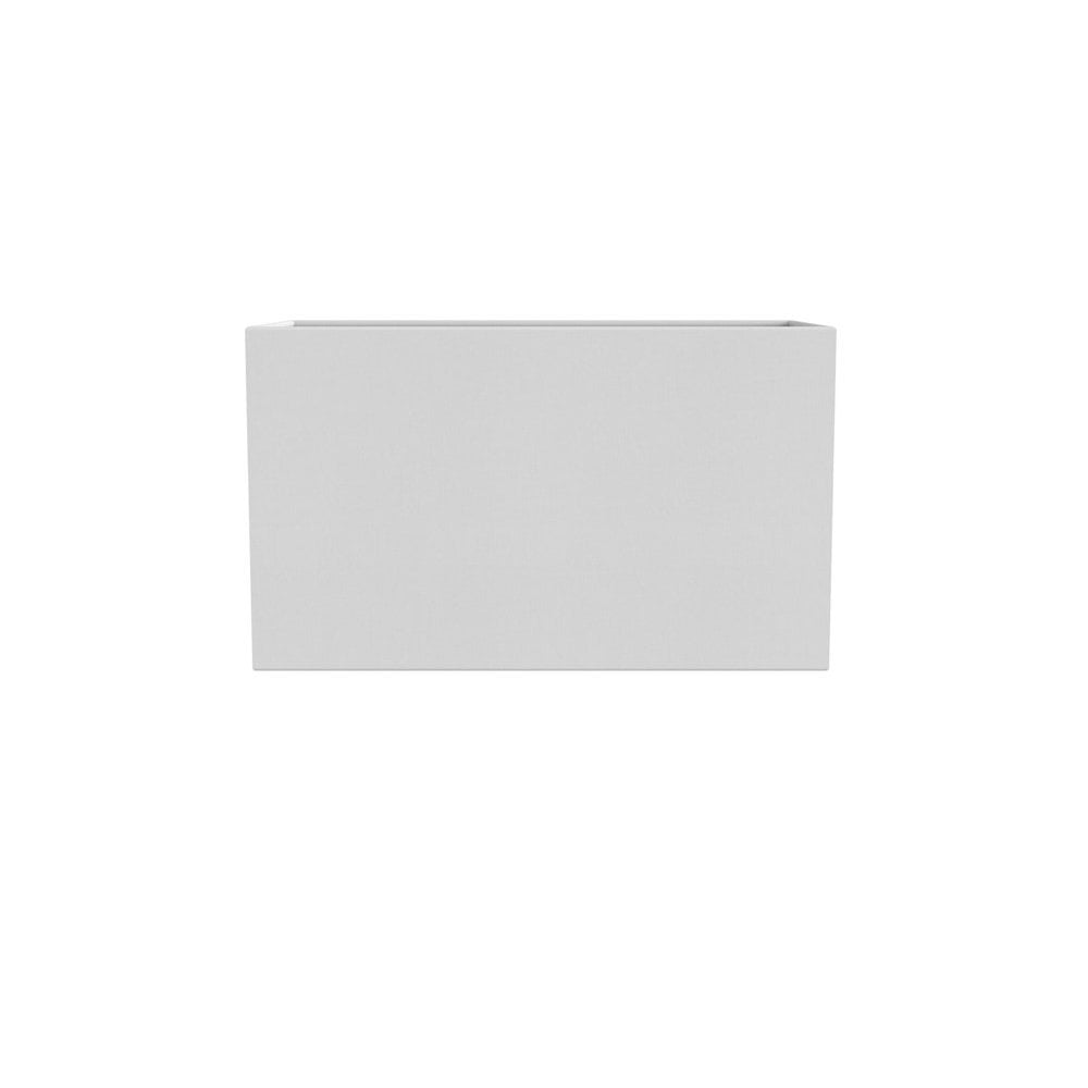 Grande White Rectangular Fabric Lampshade for Interior Decor