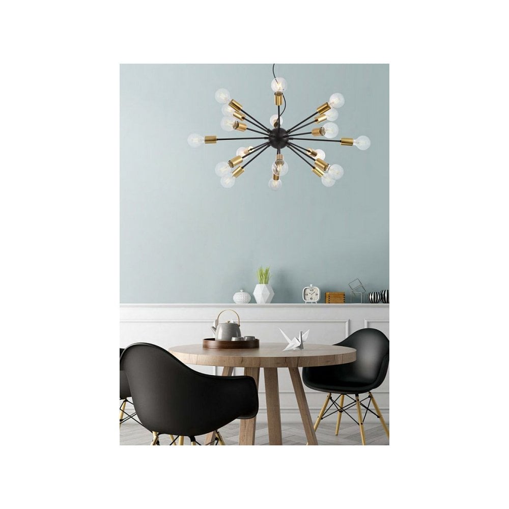 Black Jackson Loft Pendant Light Fixture