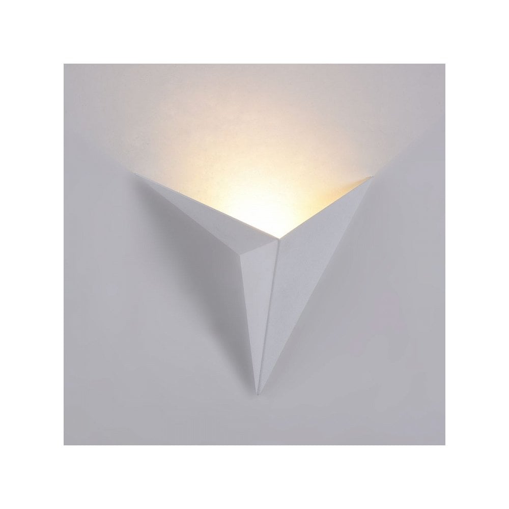 Sleek White Trame LED Wall & Ceiling Sconce