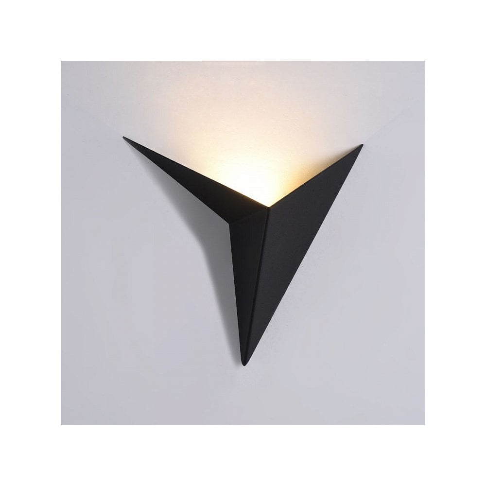 Sleek Black Trame LED Wall & Ceiling Sconce