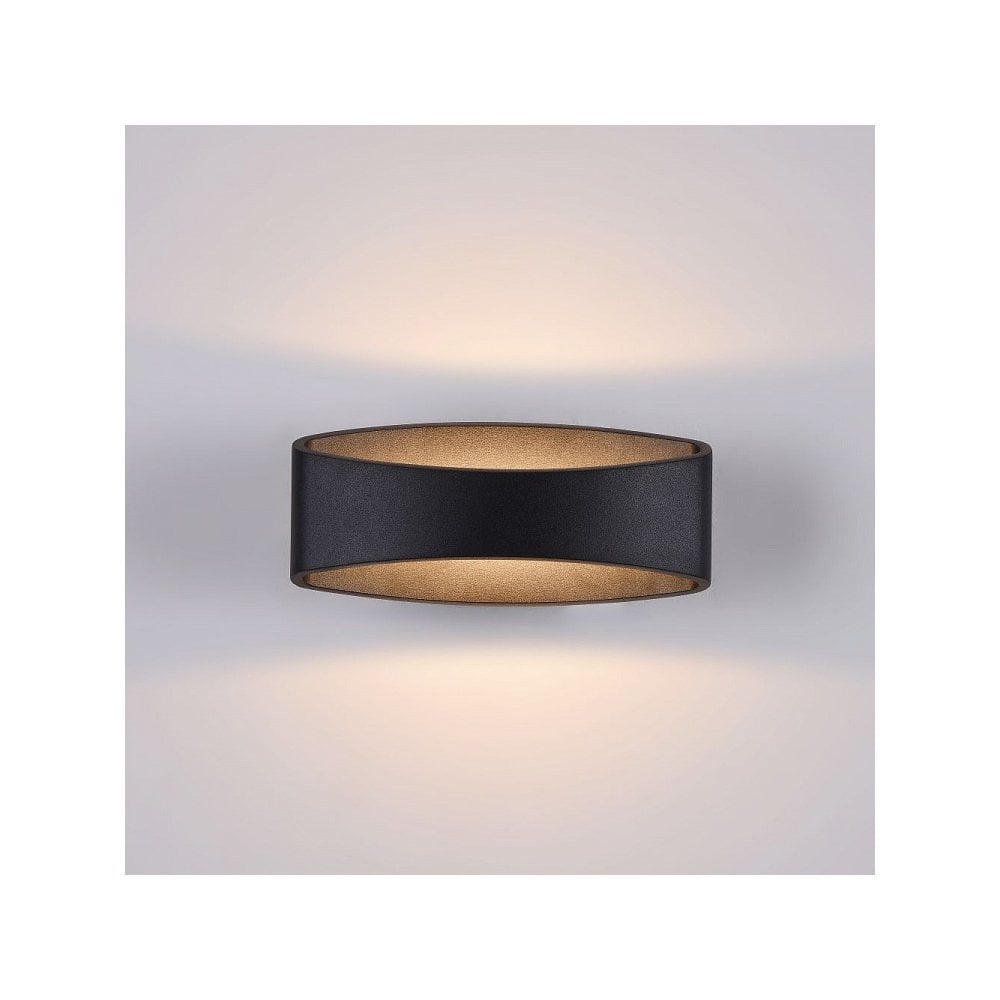 Trame Minimalist Black LED Sconce for Wall & Ceiling