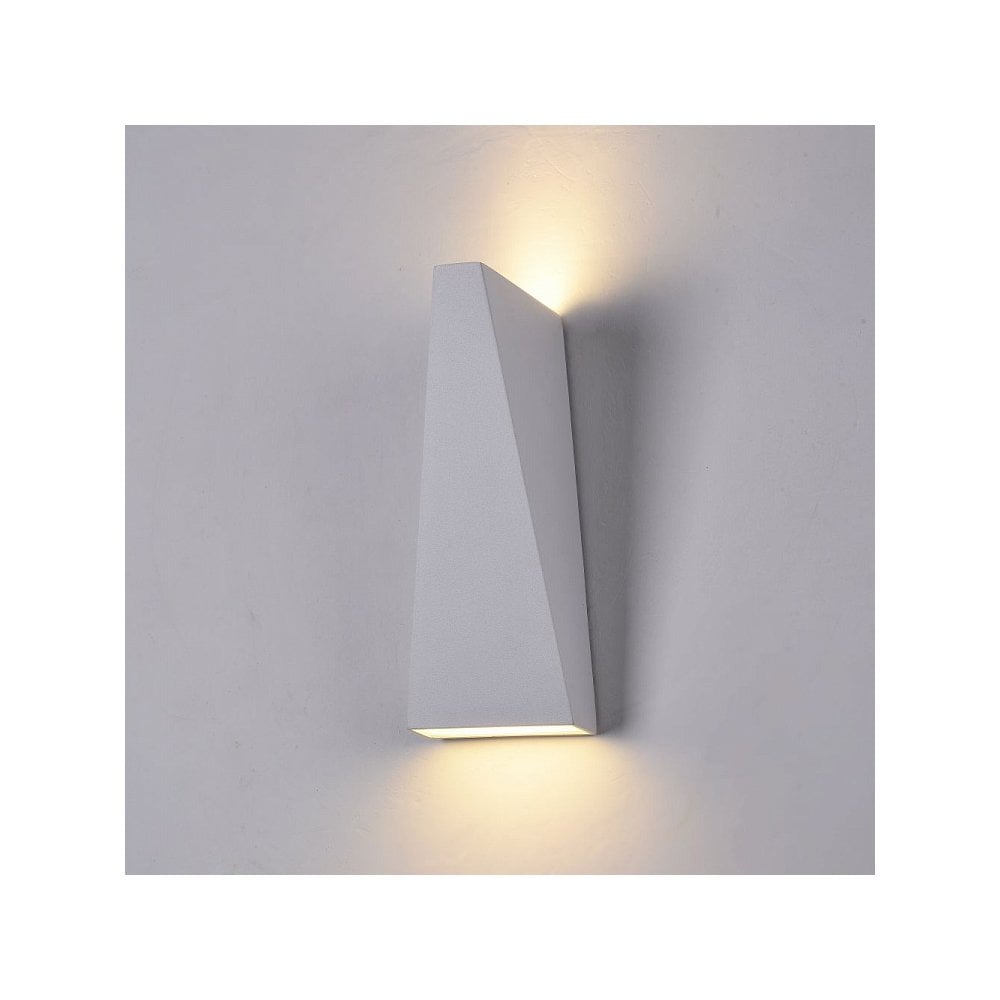 Times Square Outdoor Wall Lantern in White Finish