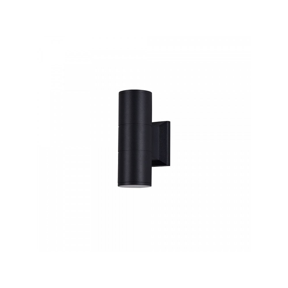 Sleek Bowery Black Outdoor Wall Light