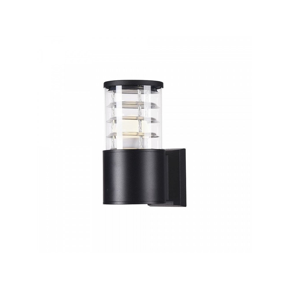 Sleek Black Outdoor Wall Sconce