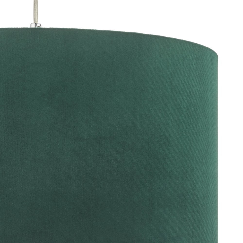 Akavia Green Velvet Drum Shade 35cm 35cm