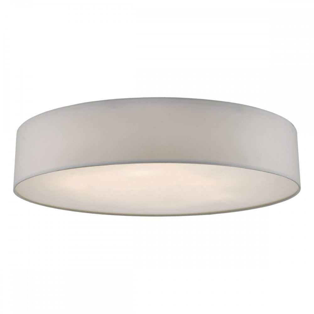Cierro 6 Light Flush Ivory 80cm