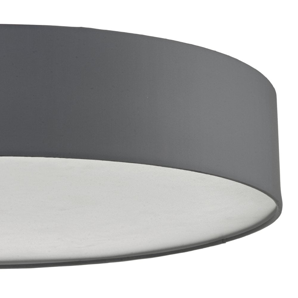 Cierro 6 Light Flush Grey 80cm