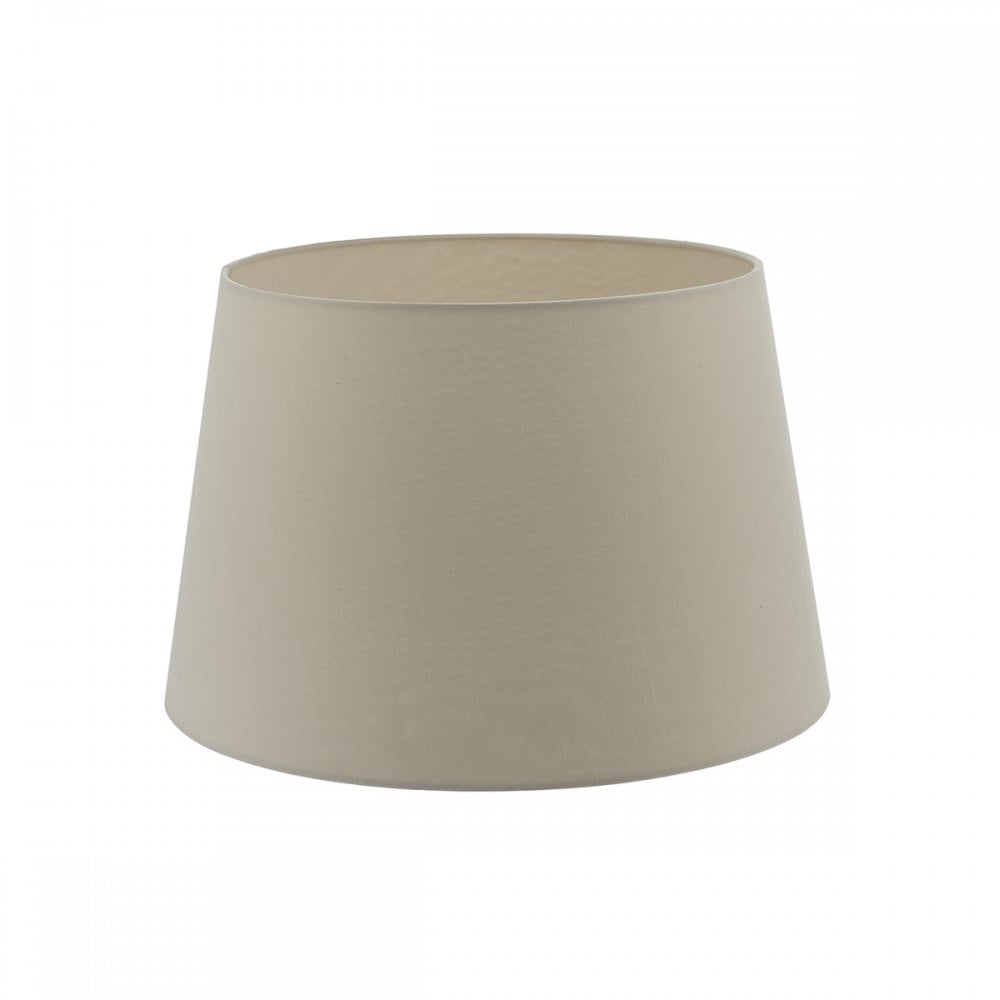 Cezanne Ecru Faux Silk Tapered Drum Shade 35cm