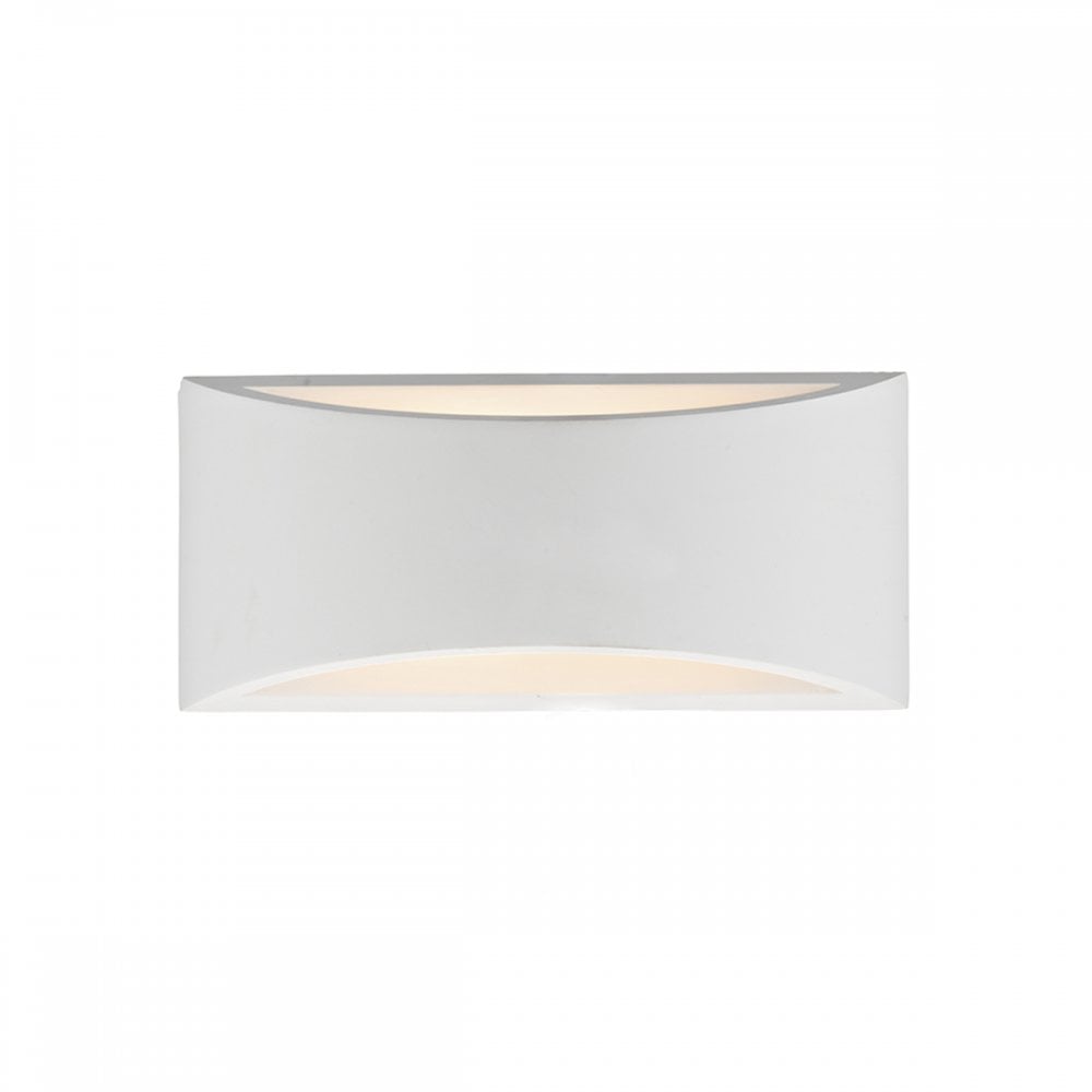 Hove 2 Light Wall Washer Plaster