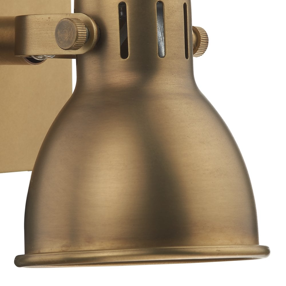 Idaho Single Wall Spotlight Natural Brass