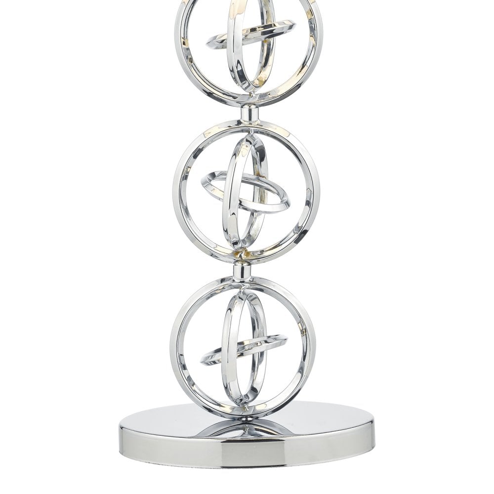 Innsbruck Table Lamp Polished Chrome With Shade