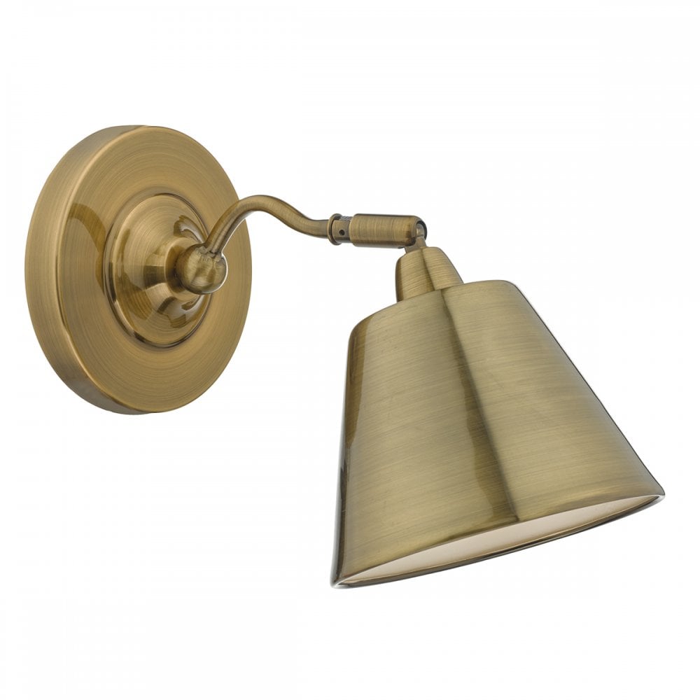 Kempten Single Wall Spotlight Antique Brass