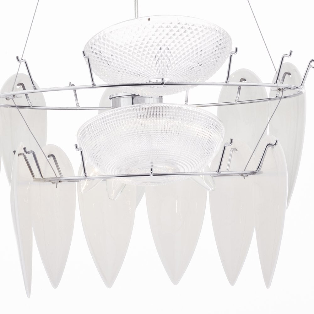 Phillipa 3 Light Pendant White Ceramic