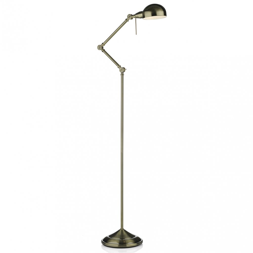 Ranger Floor Lamp Antique Brass