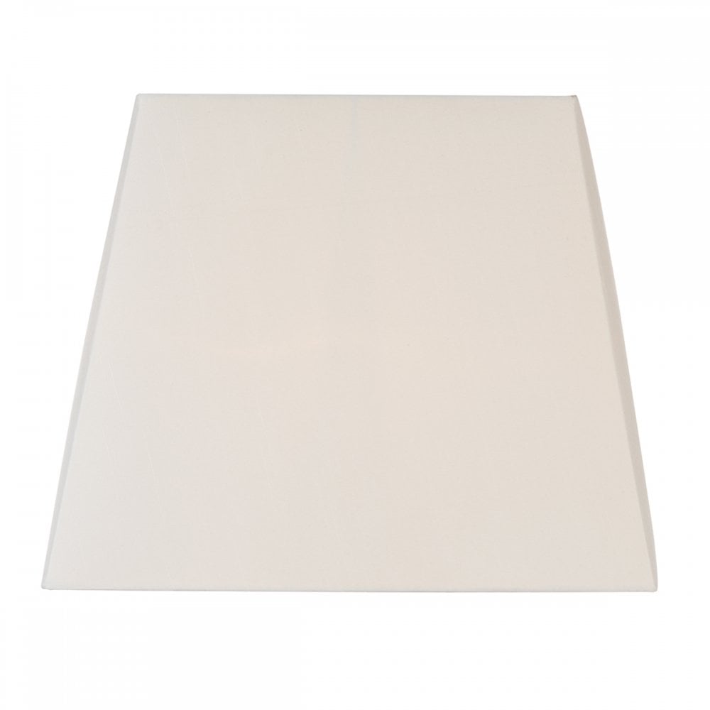 S1101 Ivory Faux Silk Tapered Square Shade 37cm