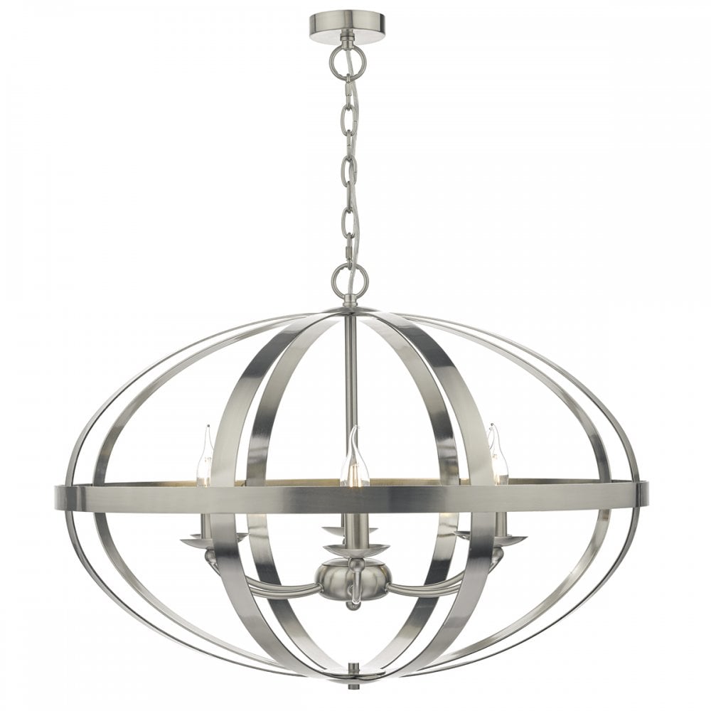 Symbol 6lt Pendant Satin Chrome