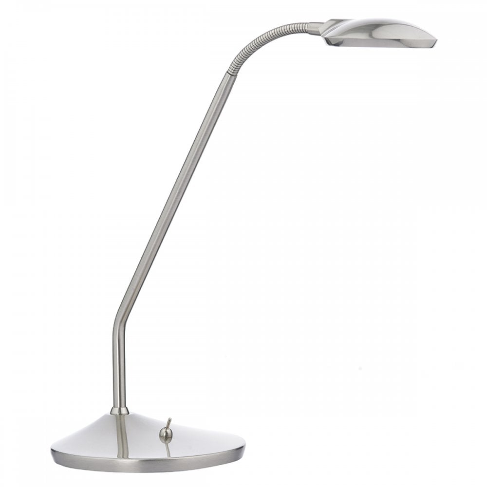 Wellington Task Table Lamp Satin Chrome LED