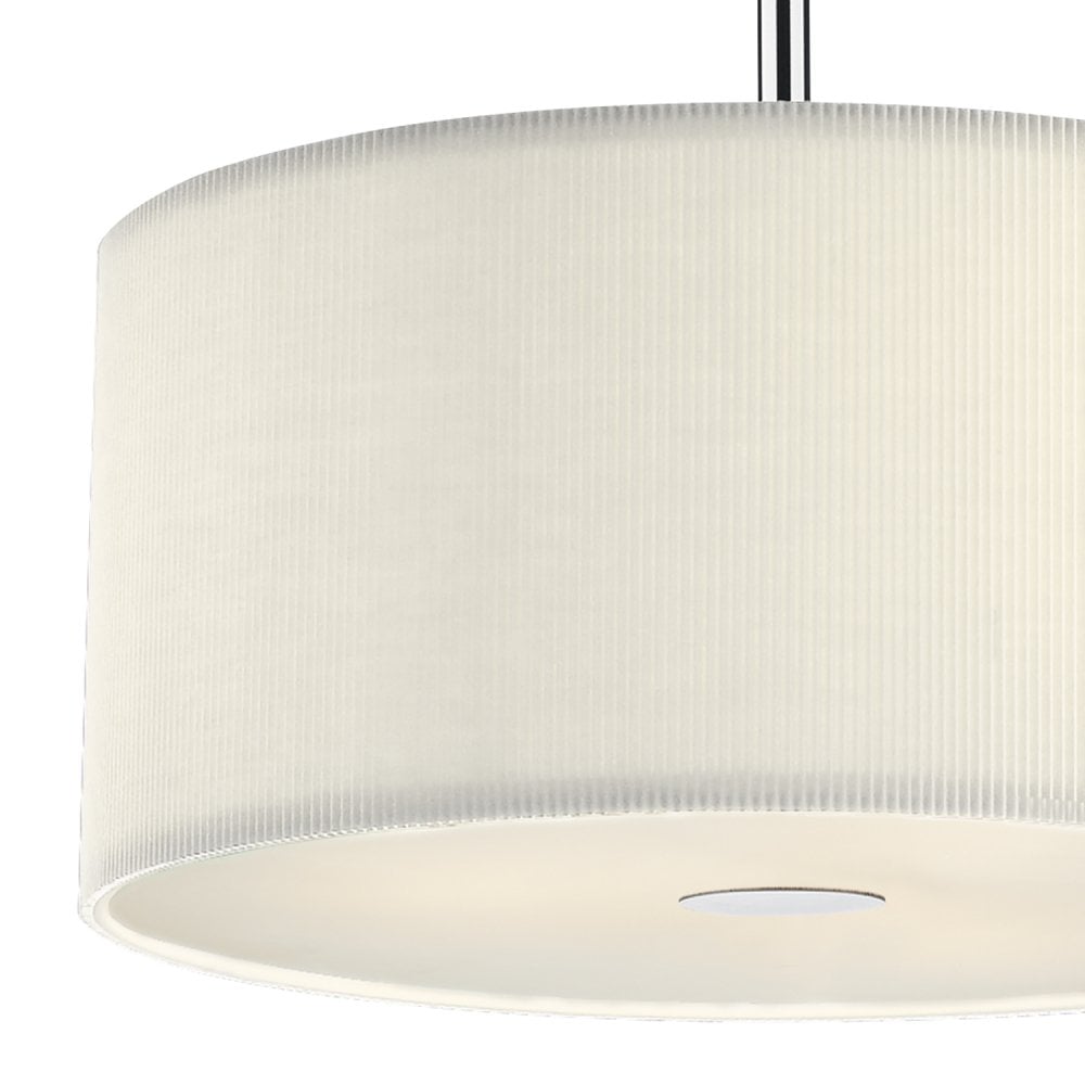 Zaragoza 3 Light Pendant Cream 40cm