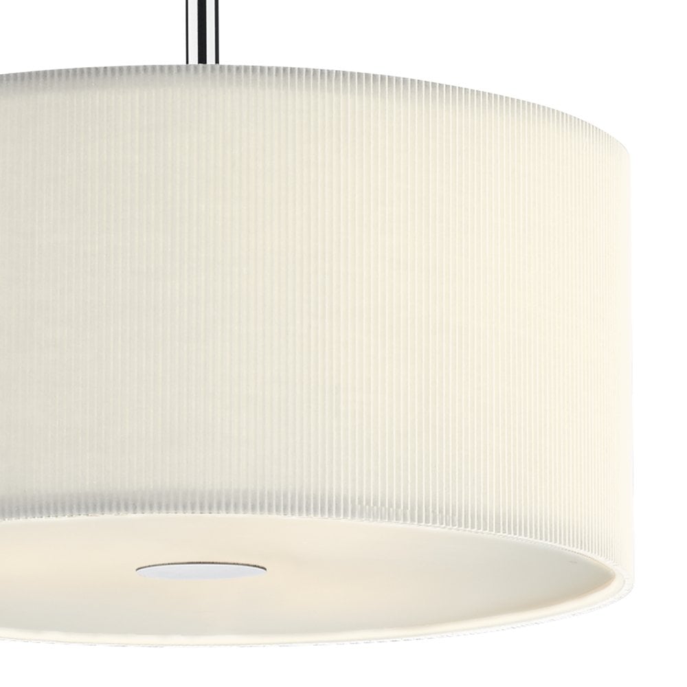 Zaragoza 3 Light Pendant Cream 40cm