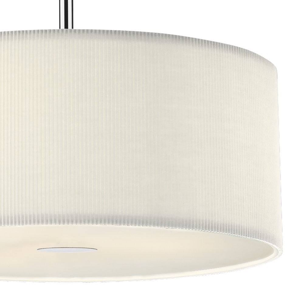Zaragoza 3 Light Pendant Cream 60cm