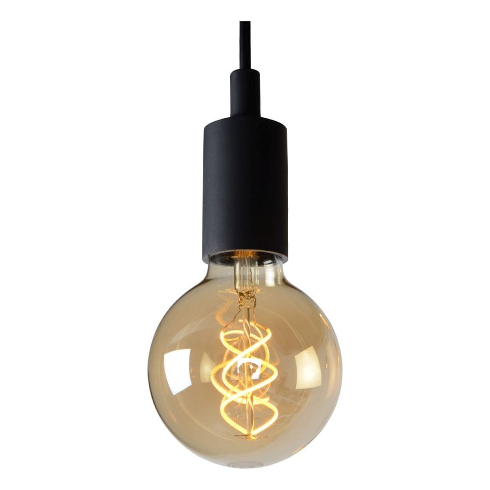 Sleek Modern Black Metal Multi-Light Pendant Fixture
