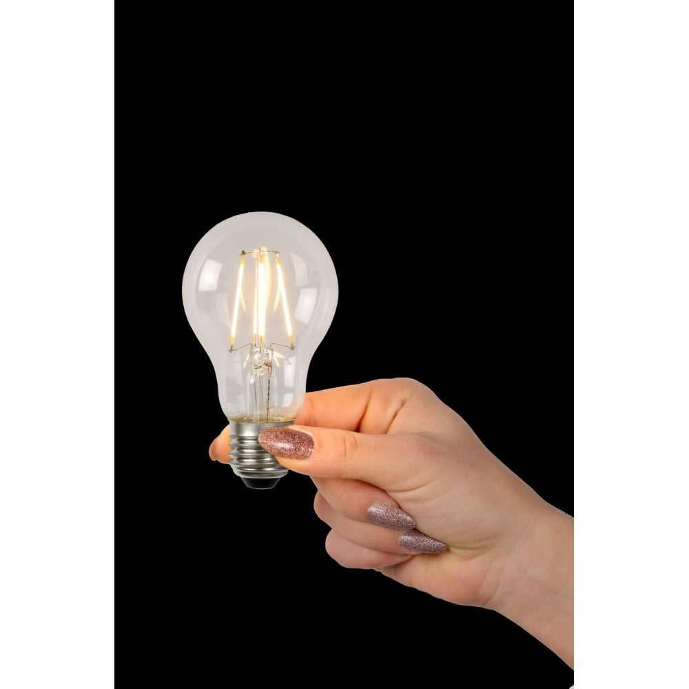 Vintage LED Filament Bulb A60 E27 5W 500LM 2700K Clear Glass