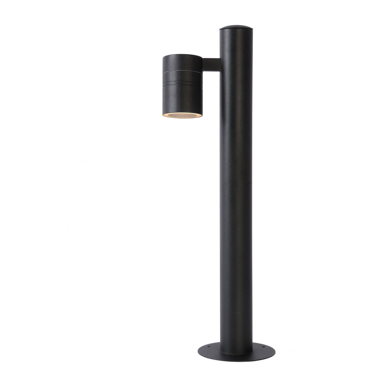 Sleek Arne-LED Steel Black Bollard Light - Modern Round Design
