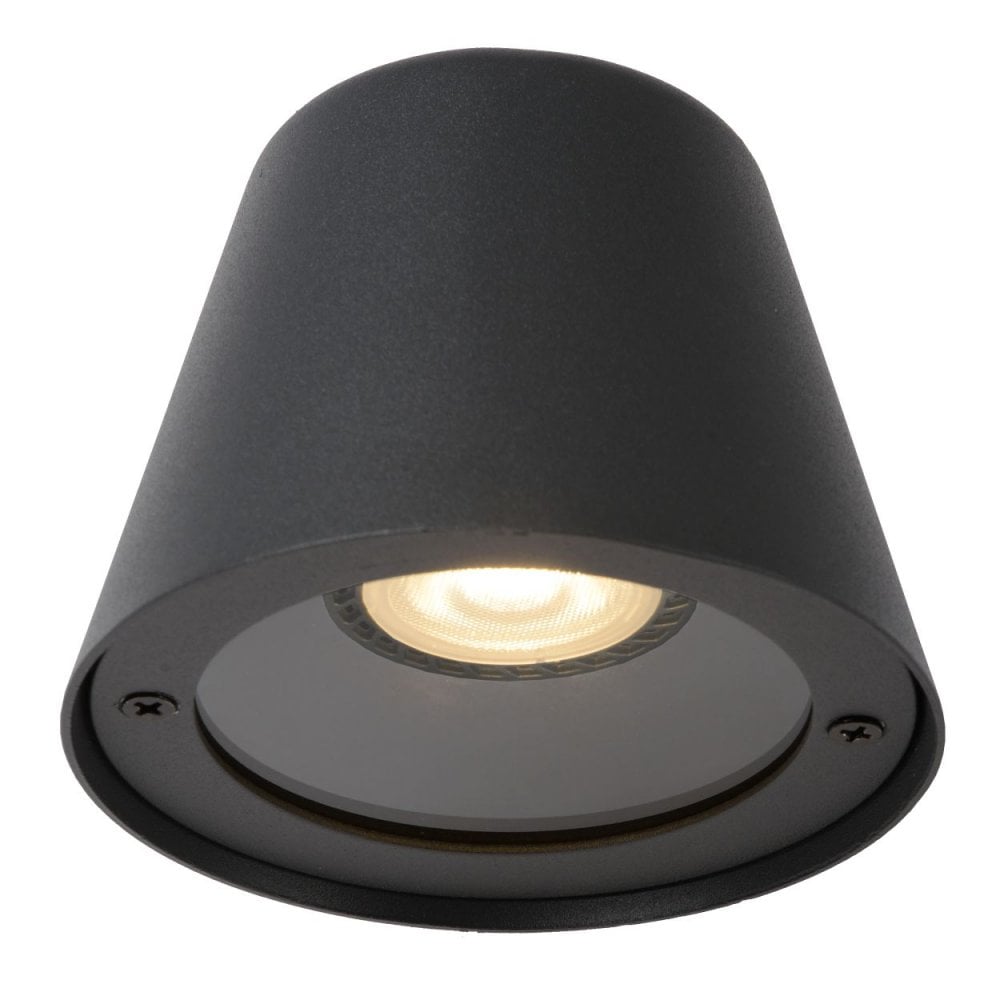 Anthracite Round LED Wall Light - Dingo Collection