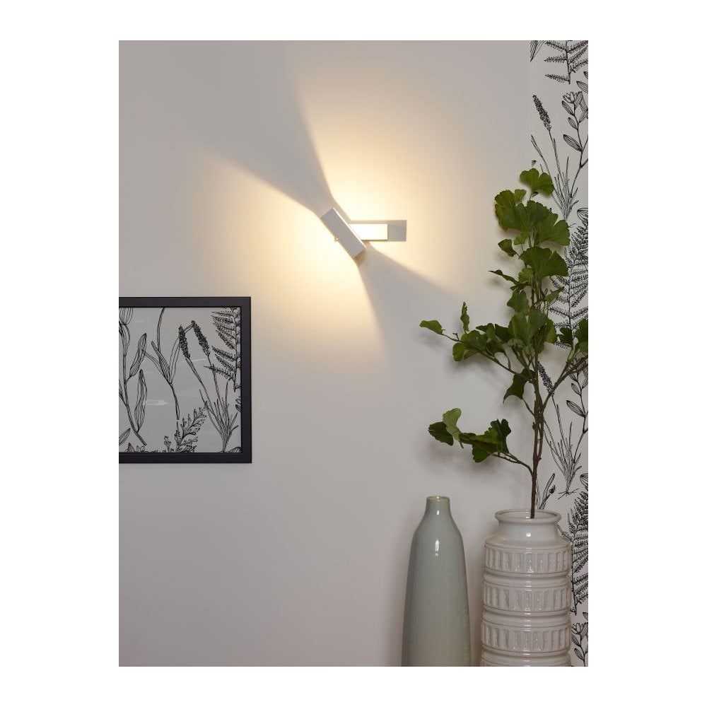 Modern Minimalist Square White Aluminum LED Wall Light