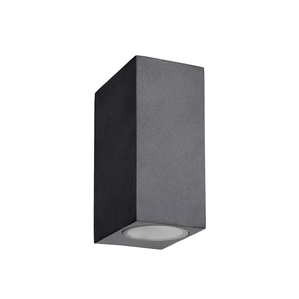 Zora-LED Contemporary Aluminum Black Rectangular Wall Light Fixture