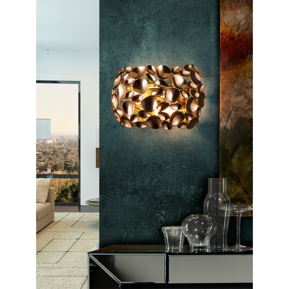 Narisa Dual Light Gold Plated Wall Sconce