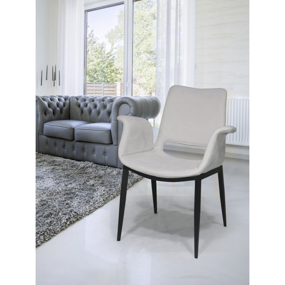 Elegant Ivory Accent Chair
