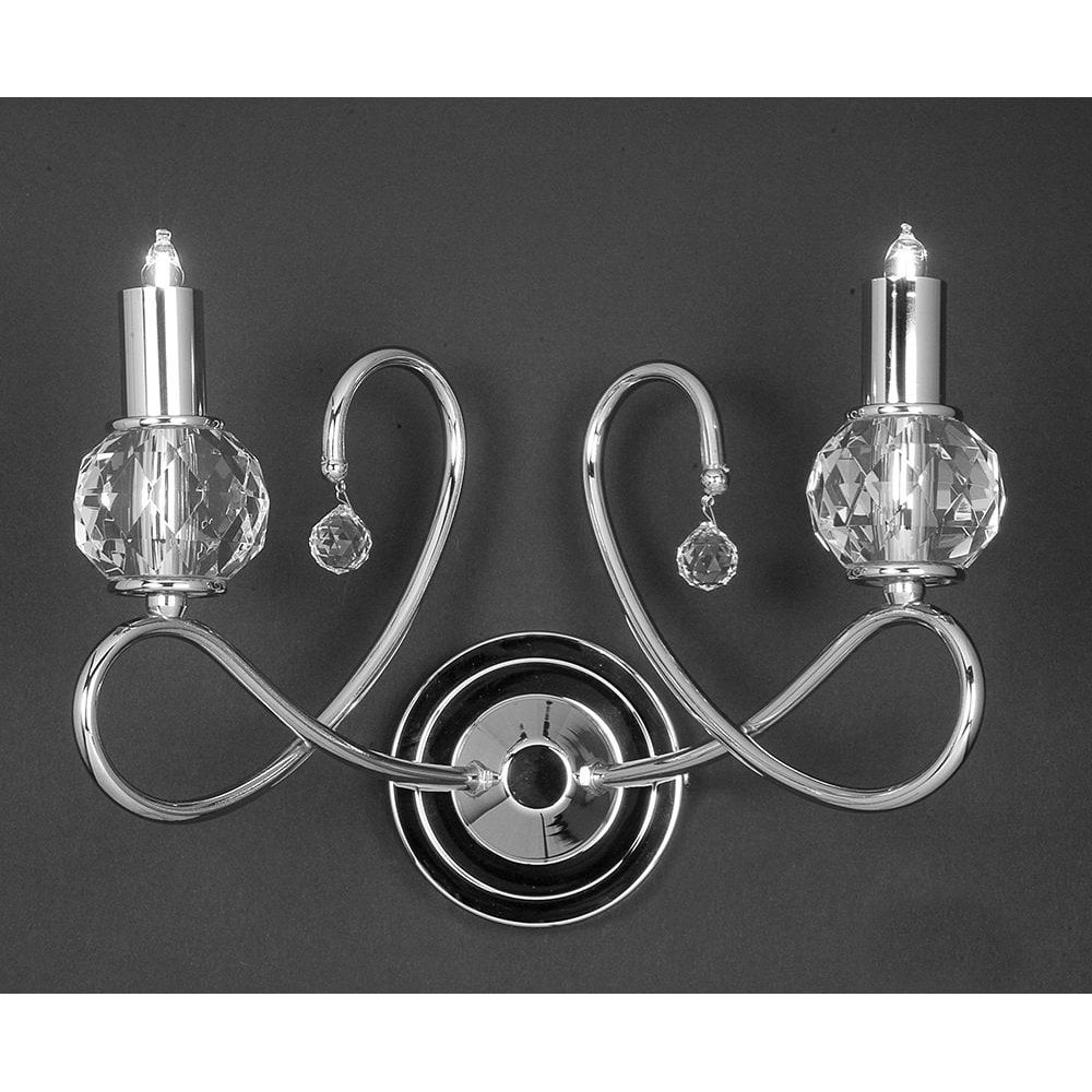 Novara Modern Dual Bulb Wall Light Fixture