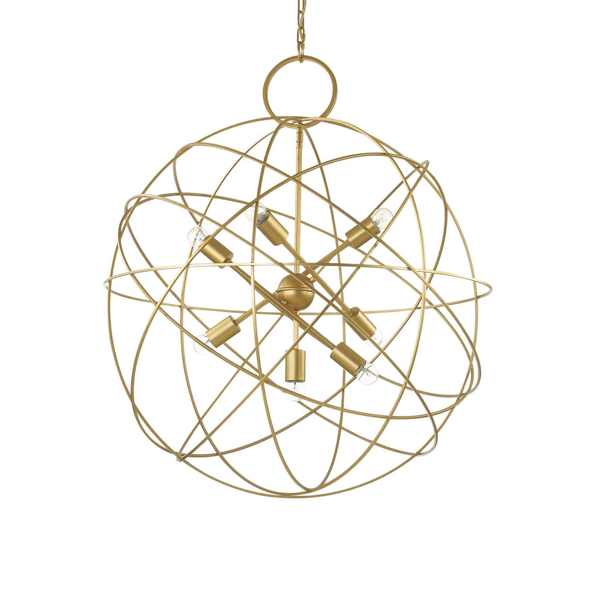 Radiant Elegance: 7-Bulb Pendant Masterpiece