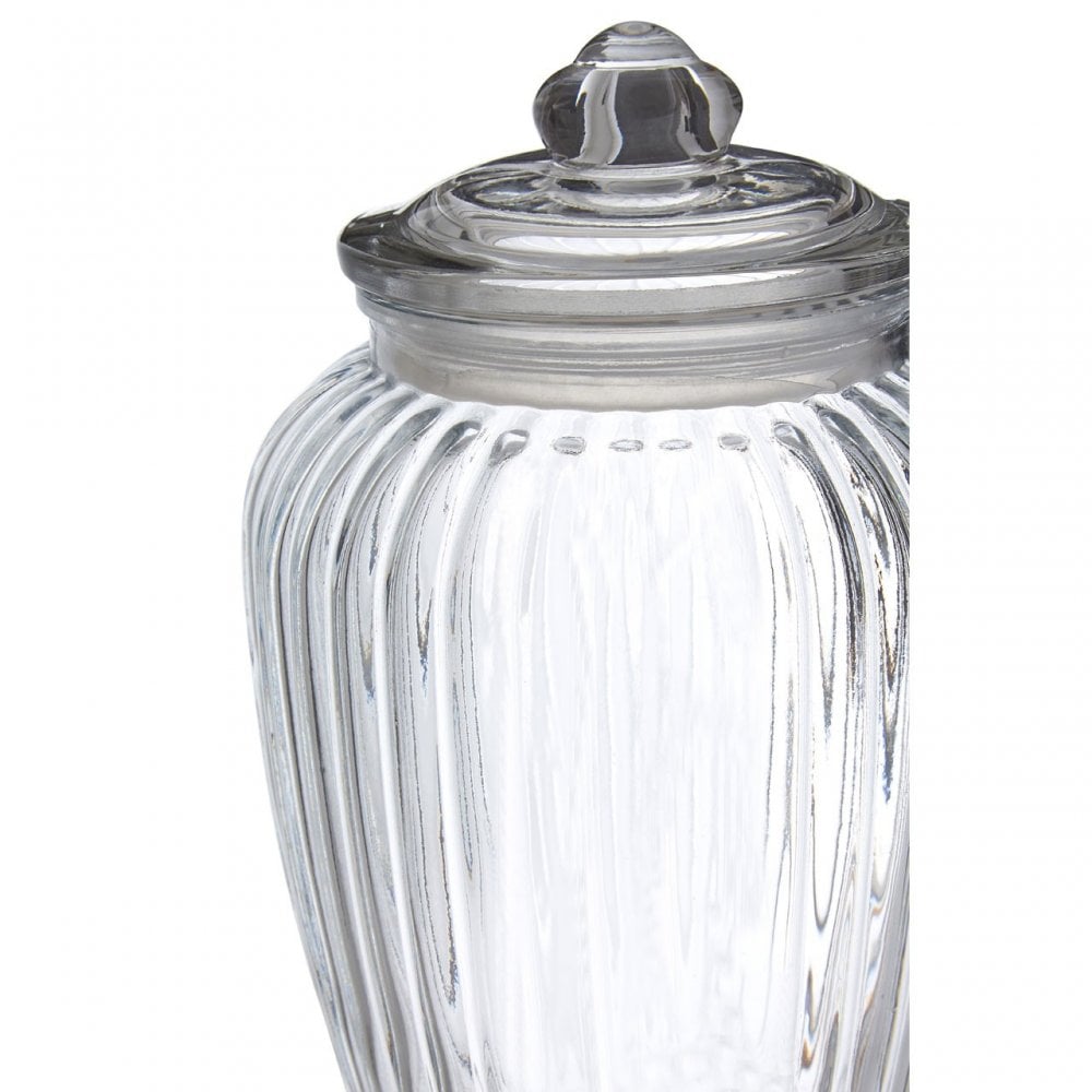 Glass Storage Jar, Glass, Clear